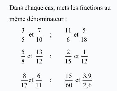 Les fractions-Série d’exercices-Exercice 03